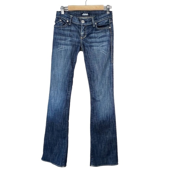 Rock & Republic Vintage Jeans Slim Cut Bootcut Low Rise Women’s Size 26 Blue Y2K - Picture 8 of 9